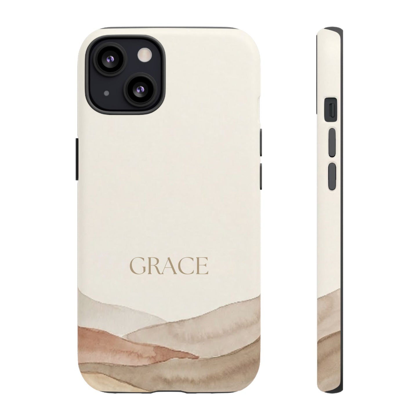Grace Watercolor Mountains Tough Phone Case