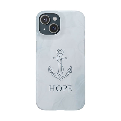 Hope Marble Nautical Snap Case