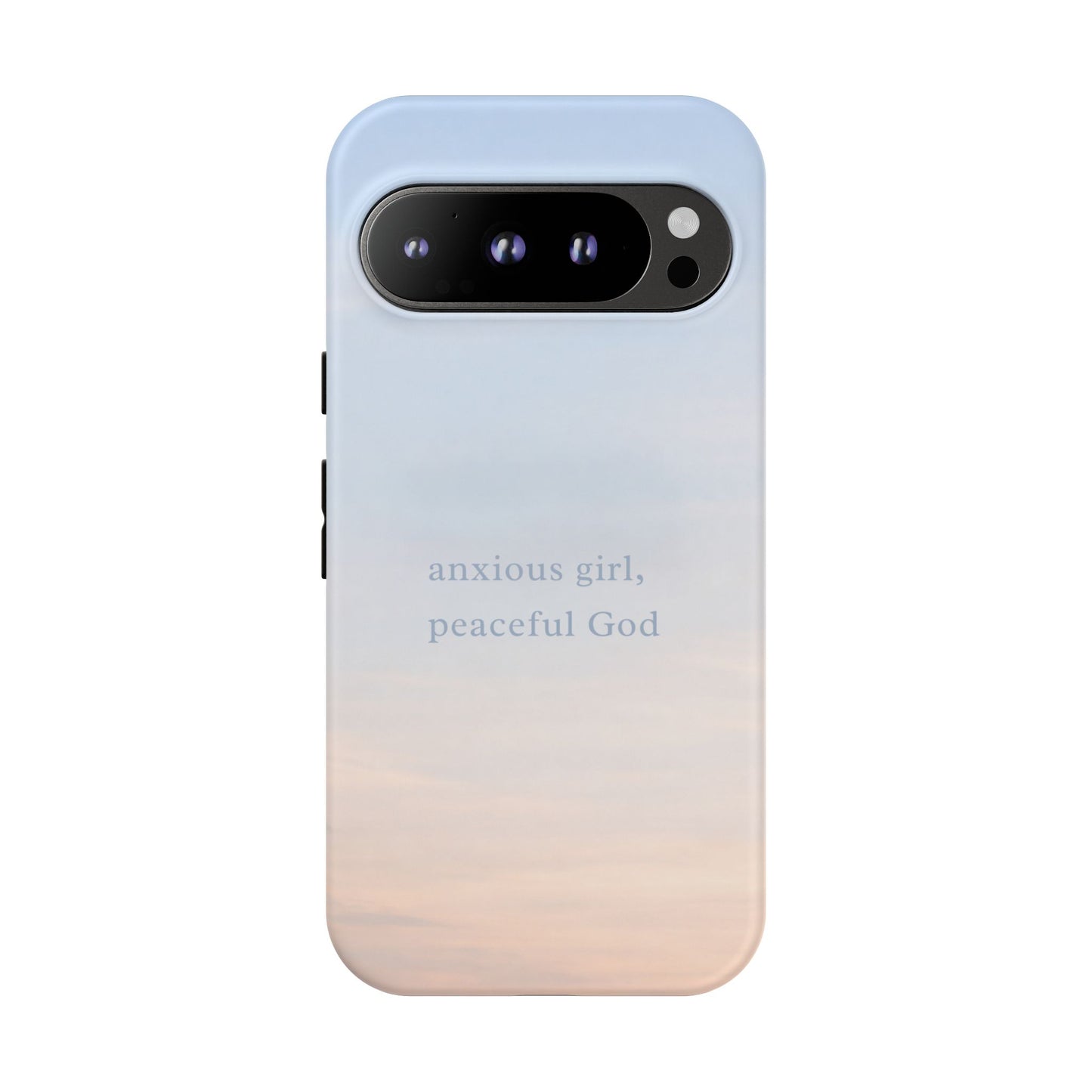 Anxious Girl, Peaceful God Phone Case