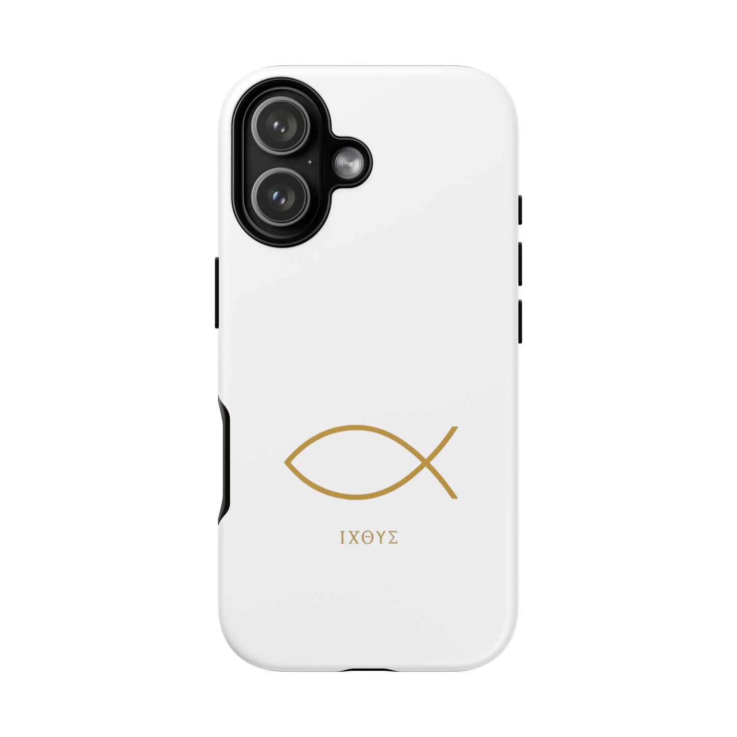 Gold Ichthys Fish Phone Case