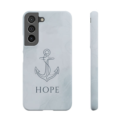 Hope Marble Nautical Snap Case