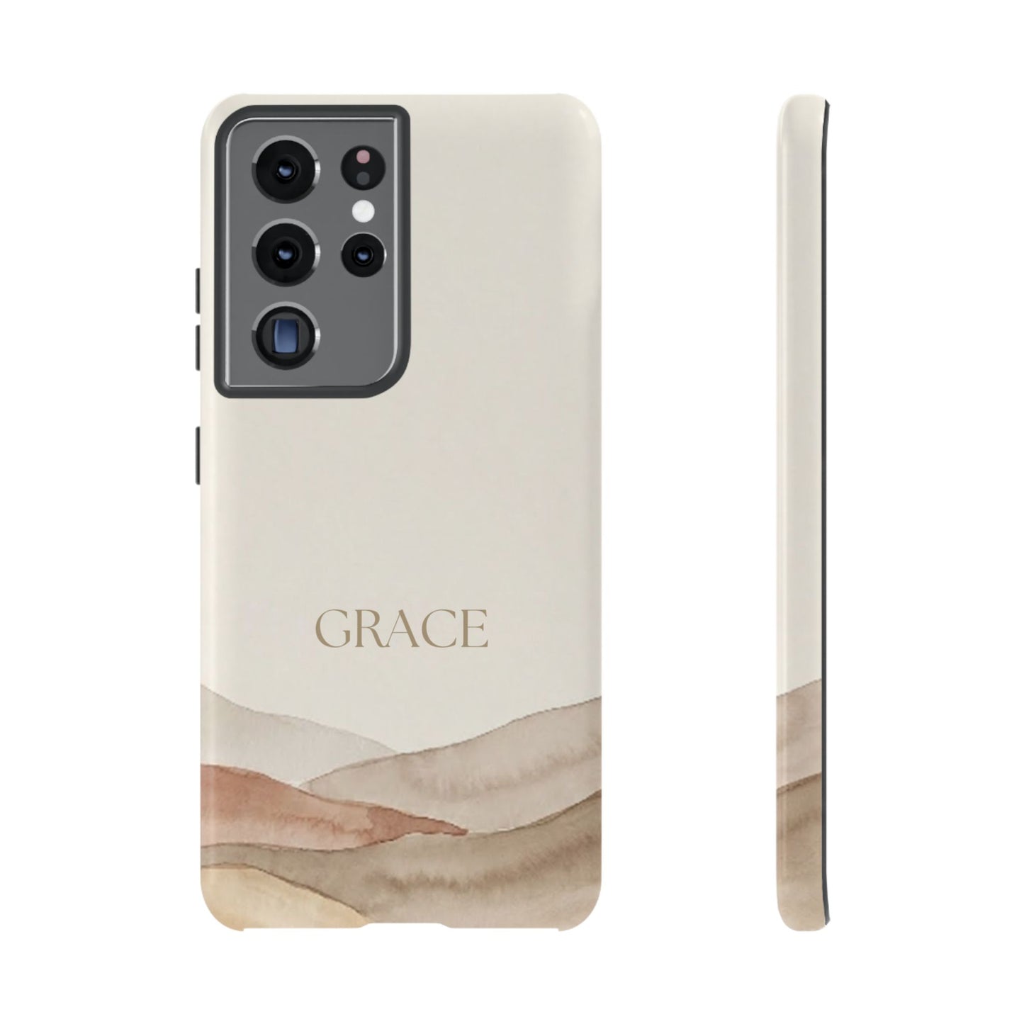Grace Watercolor Mountains Tough Phone Case