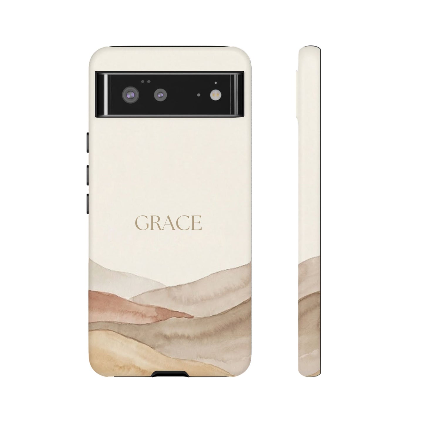 Grace Watercolor Mountains Tough Phone Case