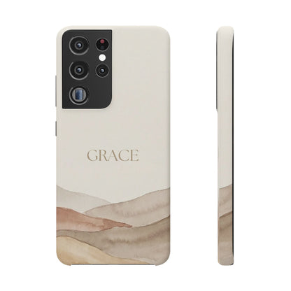 Grace Neutral Watercolour Snap Case