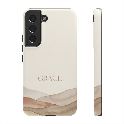 Grace Watercolor Mountains Tough Phone Case