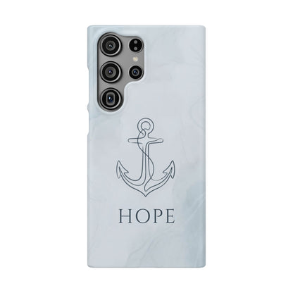 Hope Marble Nautical Snap Case