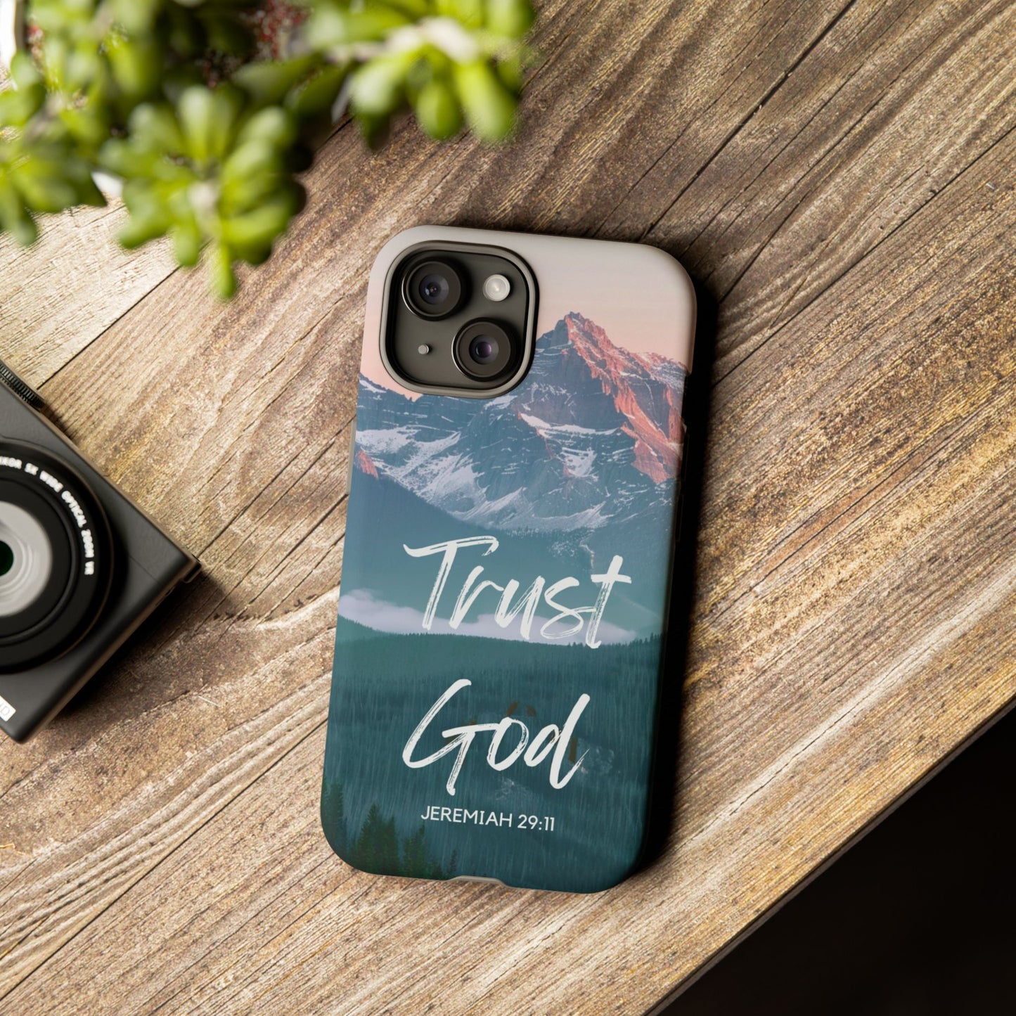 Trust God — Jeremiah 29:11 Mountain