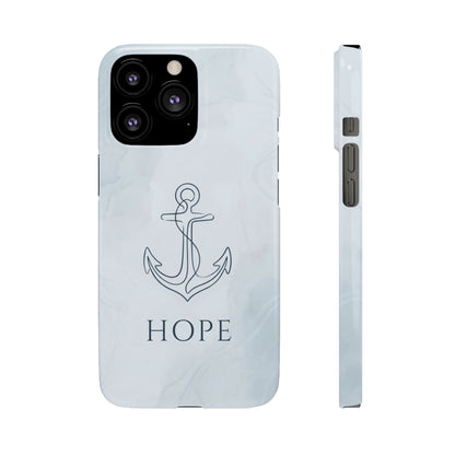 Hope Marble Nautical Snap Case