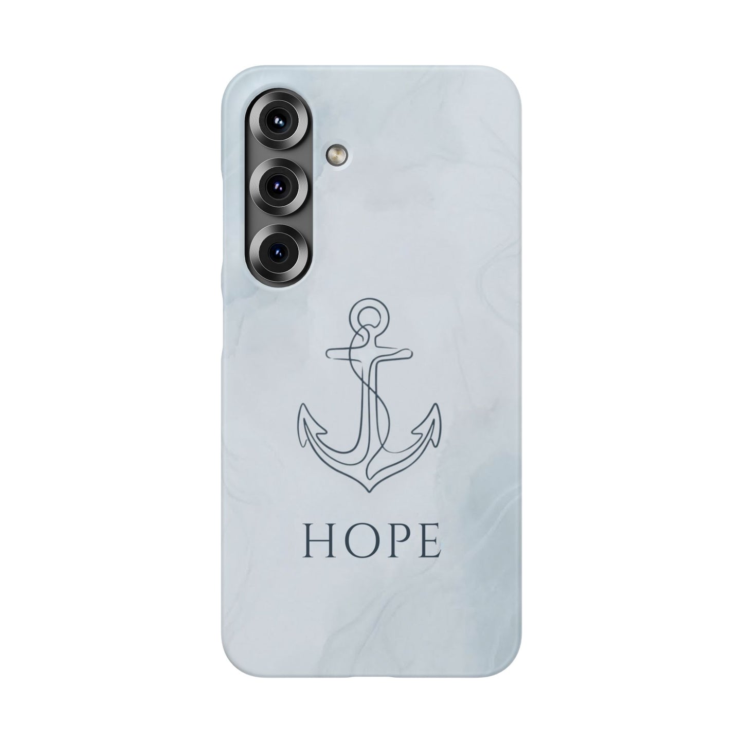 Hope Marble Nautical Snap Case