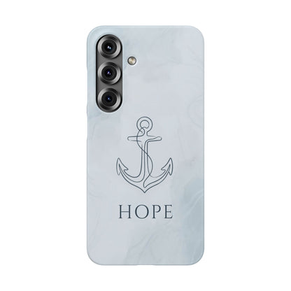 Hope Marble Nautical Snap Case