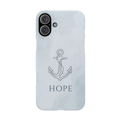 Hope Marble Nautical Snap Case