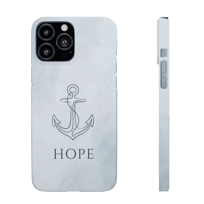 Hope Marble Nautical Snap Case