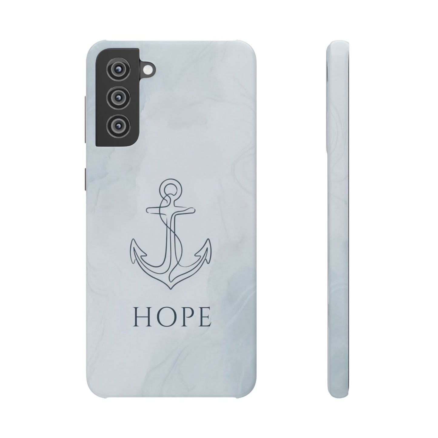 Hope Marble Nautical Snap Case