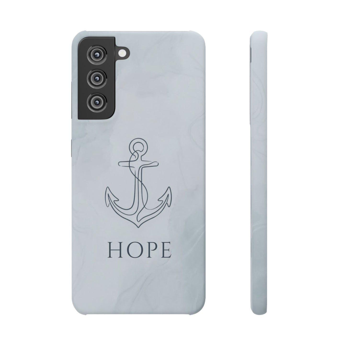 Hope Marble Nautical Snap Case