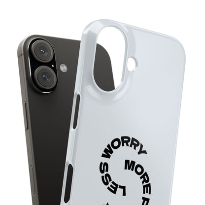 Pray More, Worry Less - Philippians 4:6 Snap Case