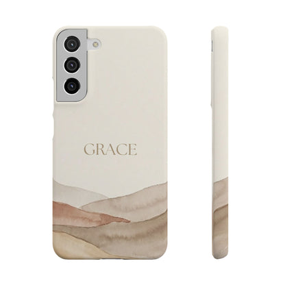Grace Neutral Watercolour Snap Case