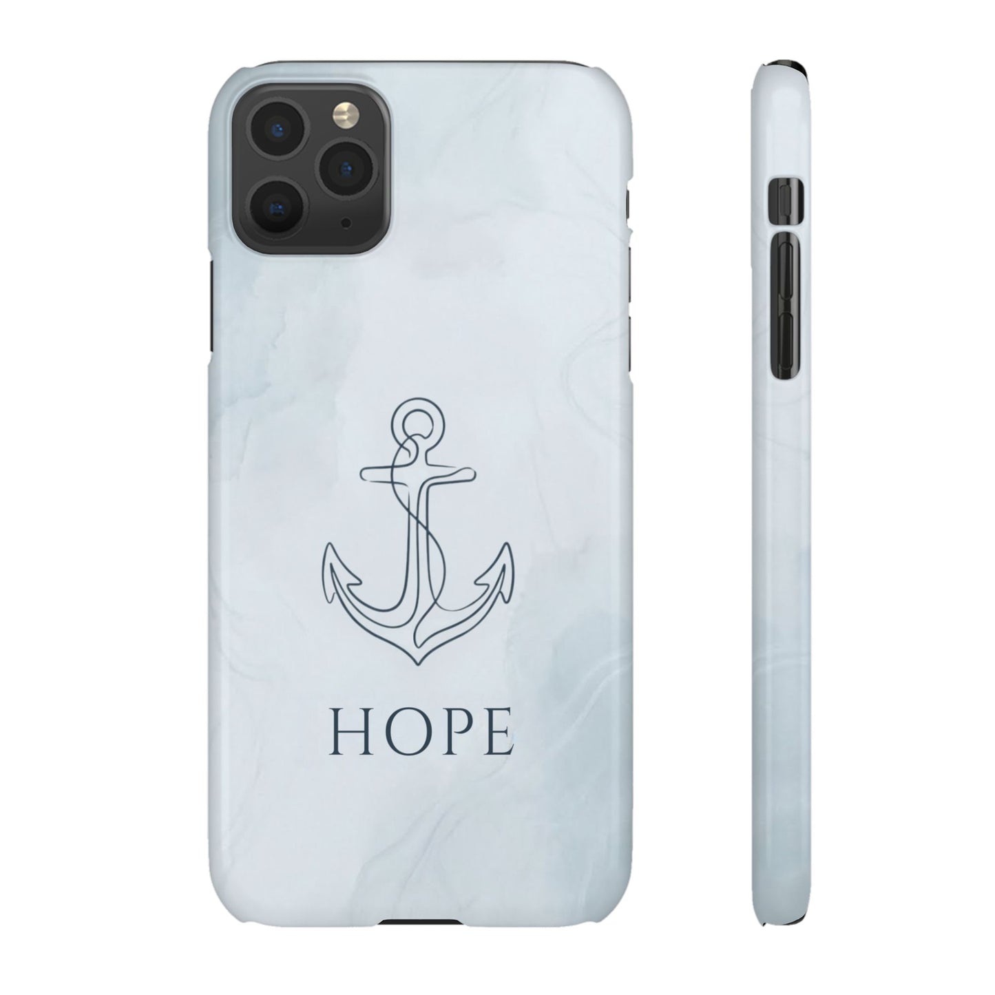 Hope Marble Nautical Snap Case