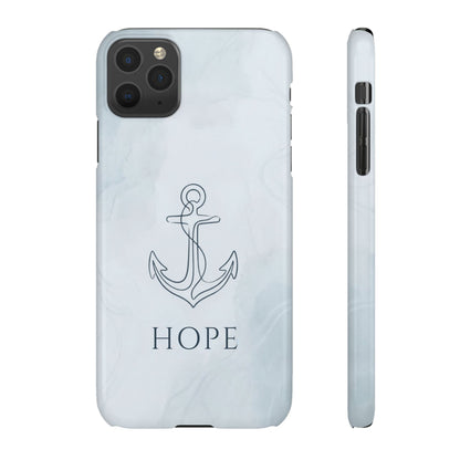 Hope Marble Nautical Snap Case