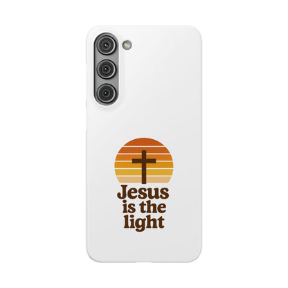 Jesus Is the Light Phone Case