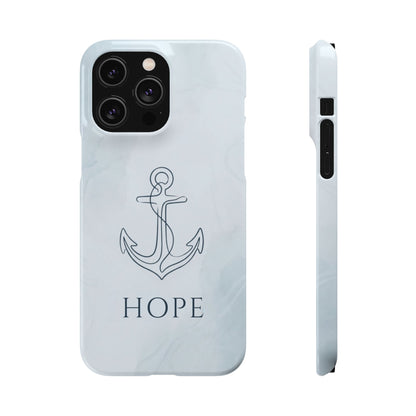 Hope Marble Nautical Snap Case