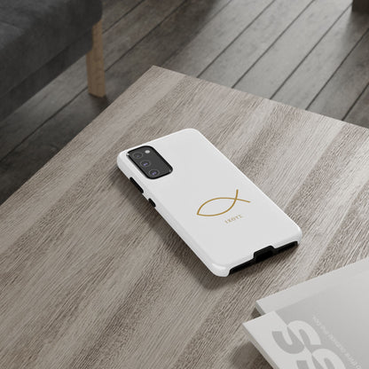 Gold Ichthys Fish Phone Case
