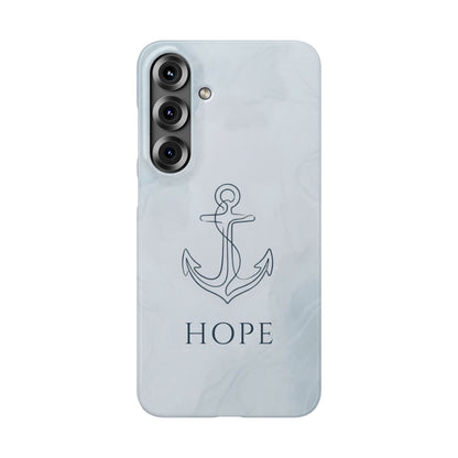Hope Marble Nautical Snap Case