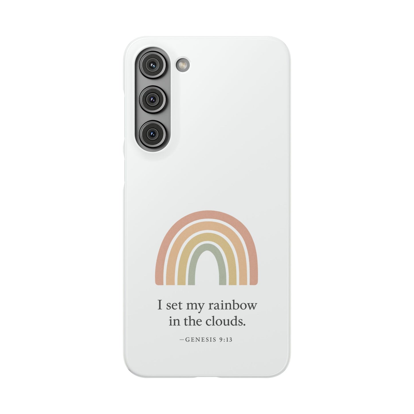 My Rainbow in the Clouds - Snap Case