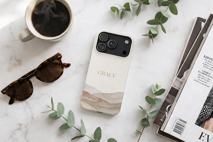 Grace Watercolor Mountains Tough Phone Case