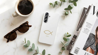 Gold Ichthys Fish Phone Case