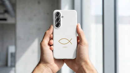 Gold Ichthys Fish Phone Case