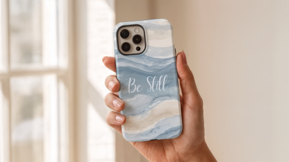 Be Still Blue Watercolour - Tough Case