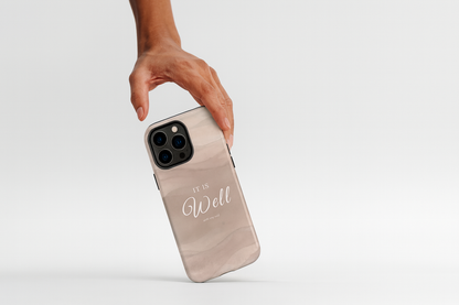 It Is Well Pink Snap Case